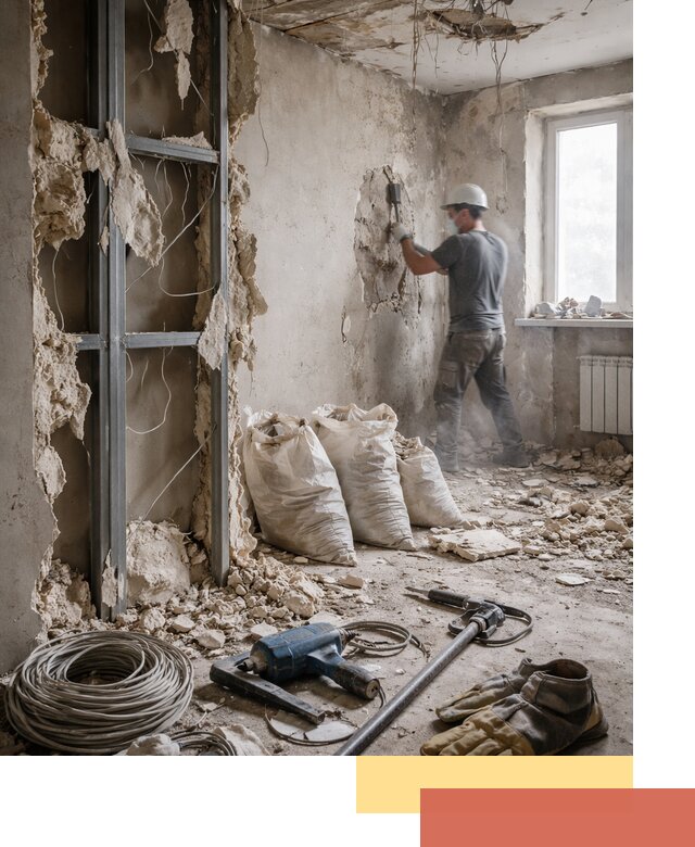 Профессиональный демонтаж зданий и конструкций в Ялте