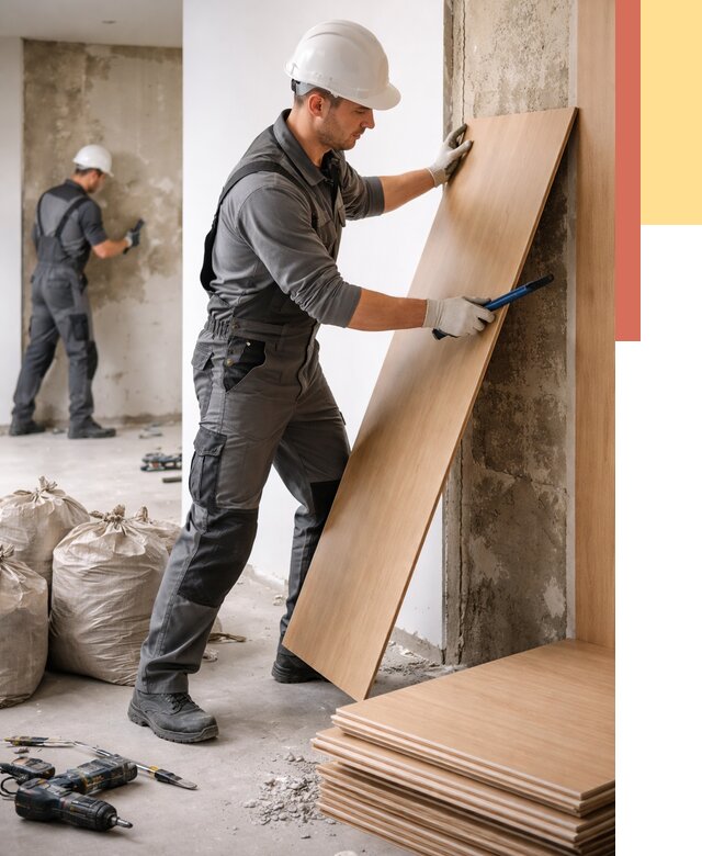 Демонтаж стеновых панелей в Ялте от 3576 руб. за м² быстро и недорого | ОТДЕЛОЧНИК-Ялт