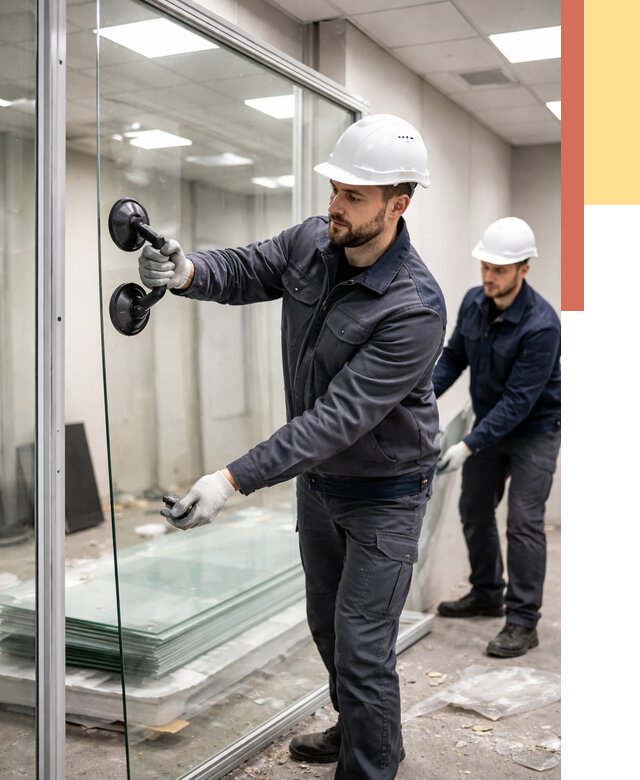 Демонтаж стеклянных перегородок в Ялте от 3269 руб. — быстро и недорого | ОТДЕЛОЧНИК-Ялт