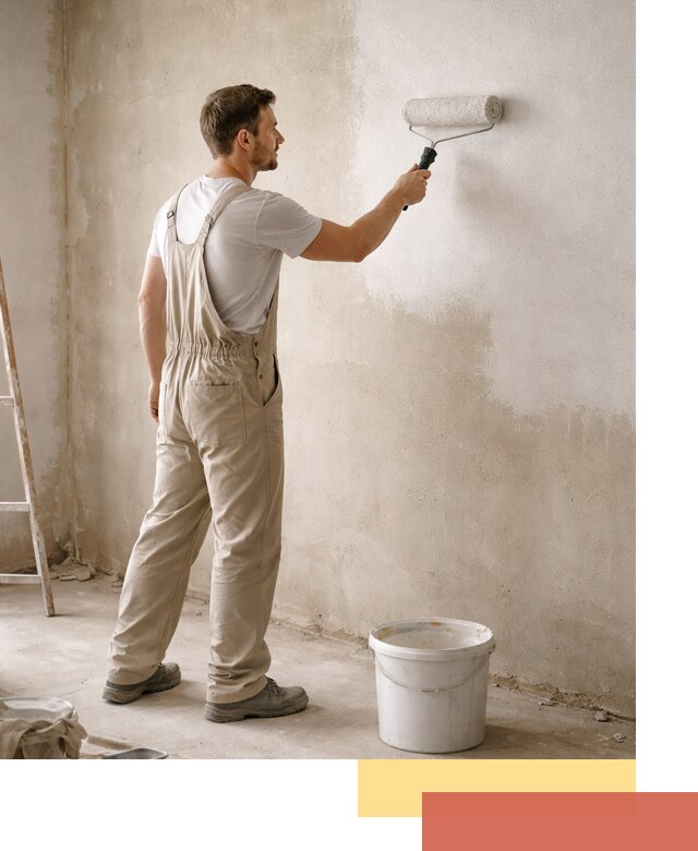 Грунтовка стен под отделку в Ялте профессиональным раствором