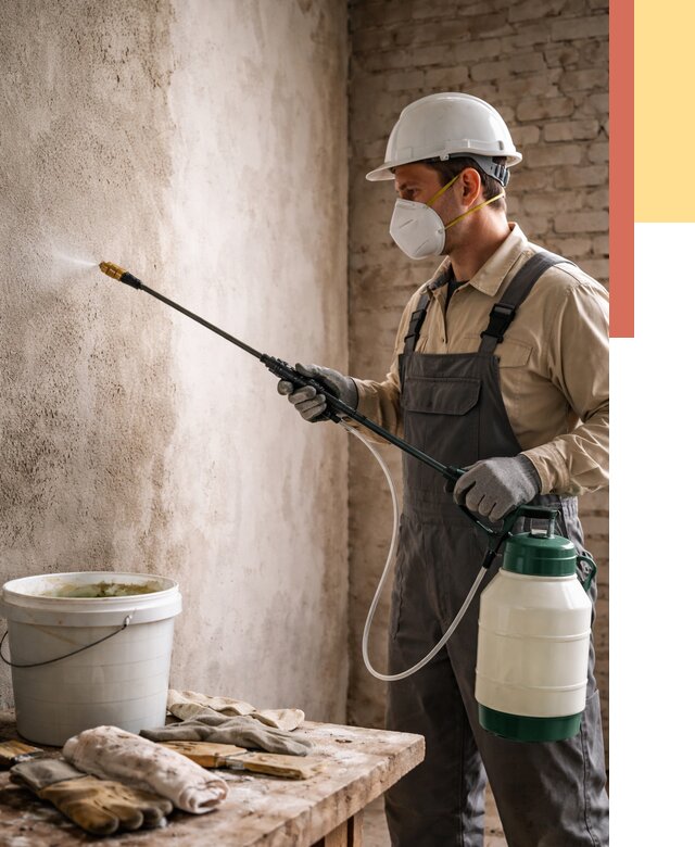 Антисептическая обработка стен в Ялте от 1226 руб. — быстро и недорого | ОТДЕЛОЧНИК-Ялт