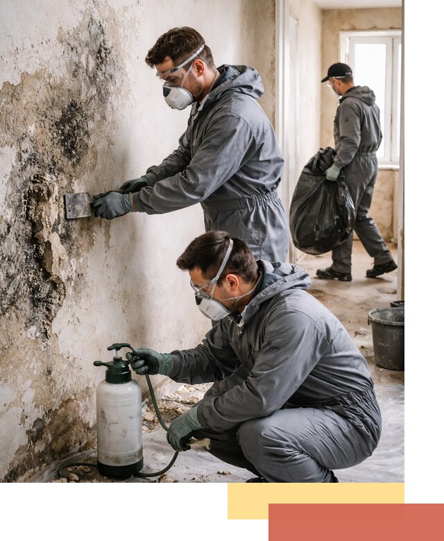 Удаление плесени со стен профессионально в Ялте