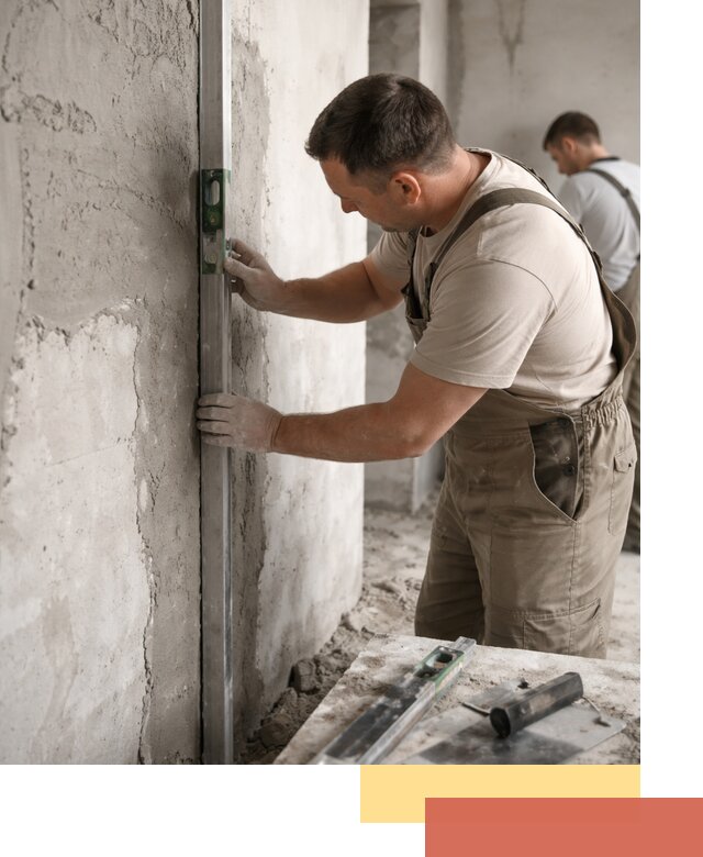 Установка штукатурных маяков в Ялте с гарантией качества