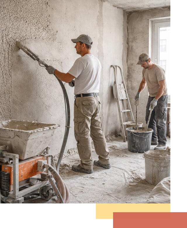 Машинная штукатурка стен в Ялте — быстро и качественно