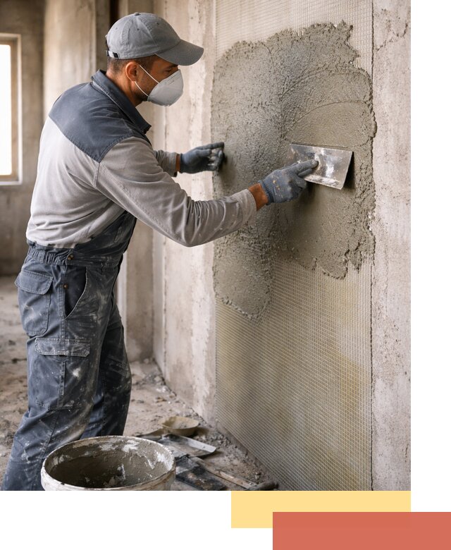 Штукатурка стен по сетке в Ялте под ключ качественно и быстро