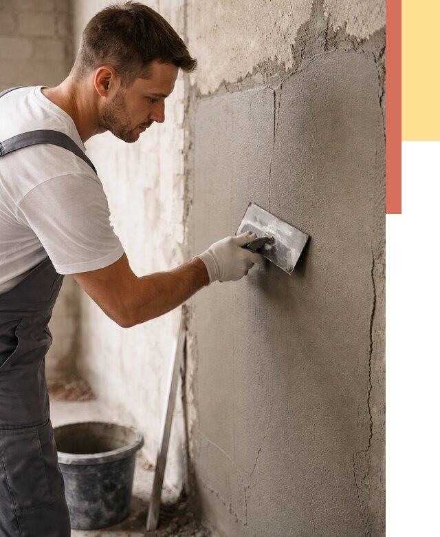 Штукатурка стен под плитку в Ялте от 4291 руб./м2 — выравнивание под плитку | ОТДЕЛОЧНИК-Ялт