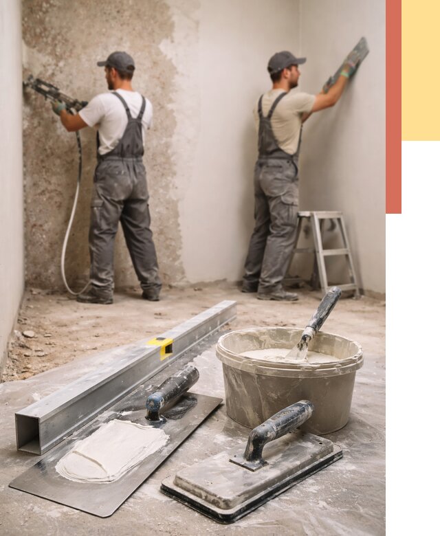 Штукатурка стен под обои в Ялте от 4597 руб./м2 — выравнивание под обои | ОТДЕЛОЧНИК-Ялт