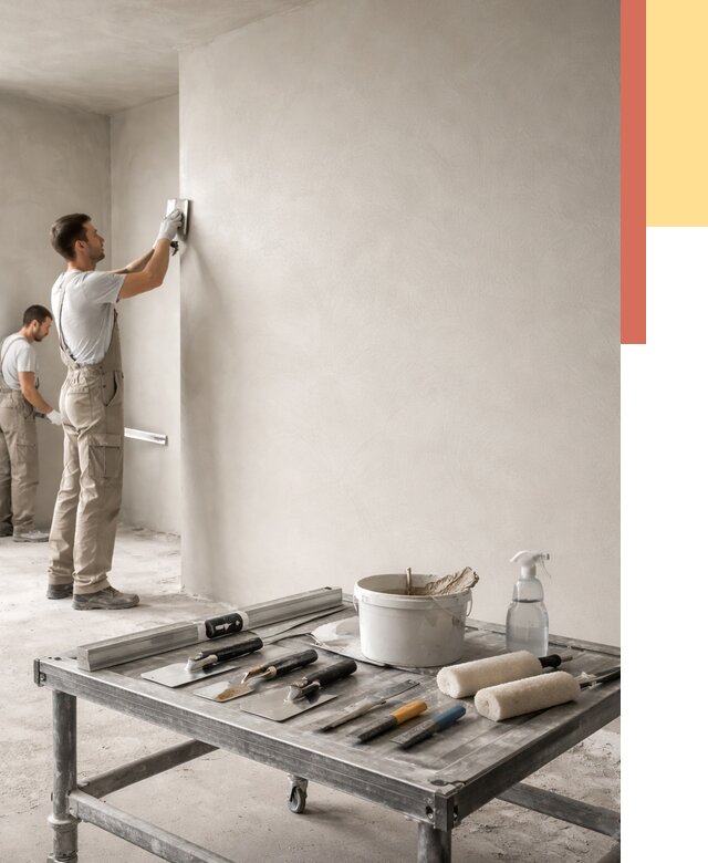 Штукатурка стен под покраску в Ялте от 4597 руб./м² — качественно и недорого | ОТДЕЛОЧНИК-Ялт