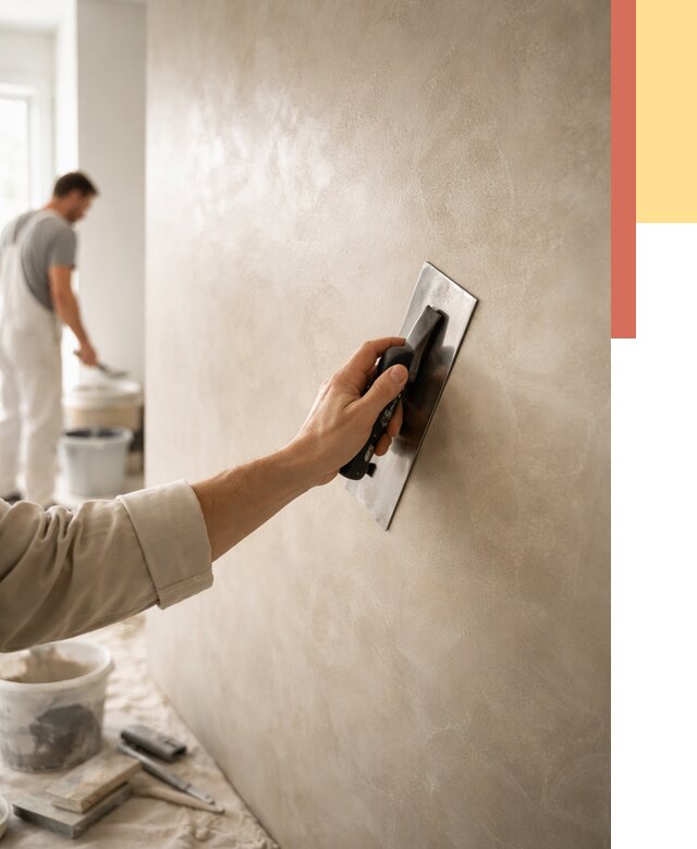 Венецианская штукатурка в Ялте от 3576 руб/м² — нанесение стен под ключ | ОТДЕЛОЧНИК-Ялт