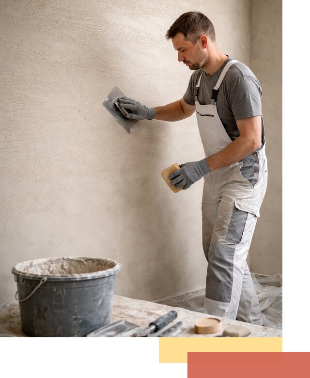 Декоративная штукатурка травертин в Ялте для стен и потолков