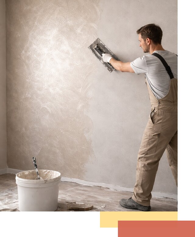 Декоративная штукатурка «Мокрый шелк» под ключ в Ялте