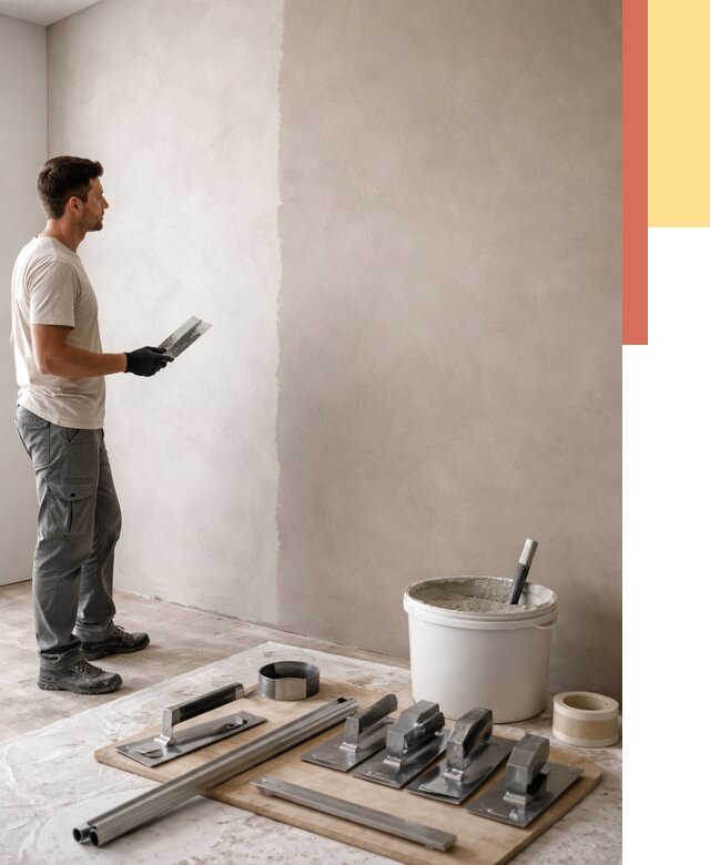 Нанесение микроцемента на стены в Ялте от 3269 руб./м2 под ключ | ОТДЕЛОЧНИК-Ялт