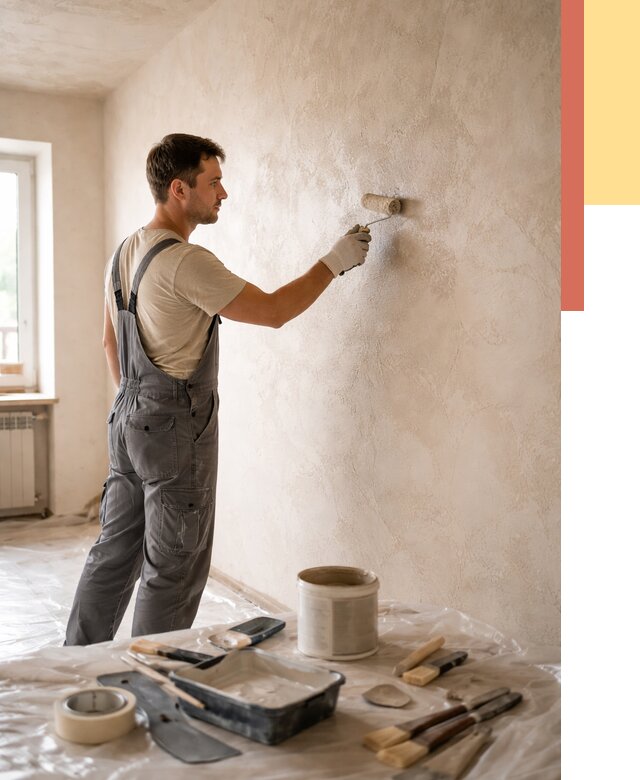 Нанесение лессирующей краски по декоративке в Ялте от 1788 руб. | ОТДЕЛОЧНИК-Ялт