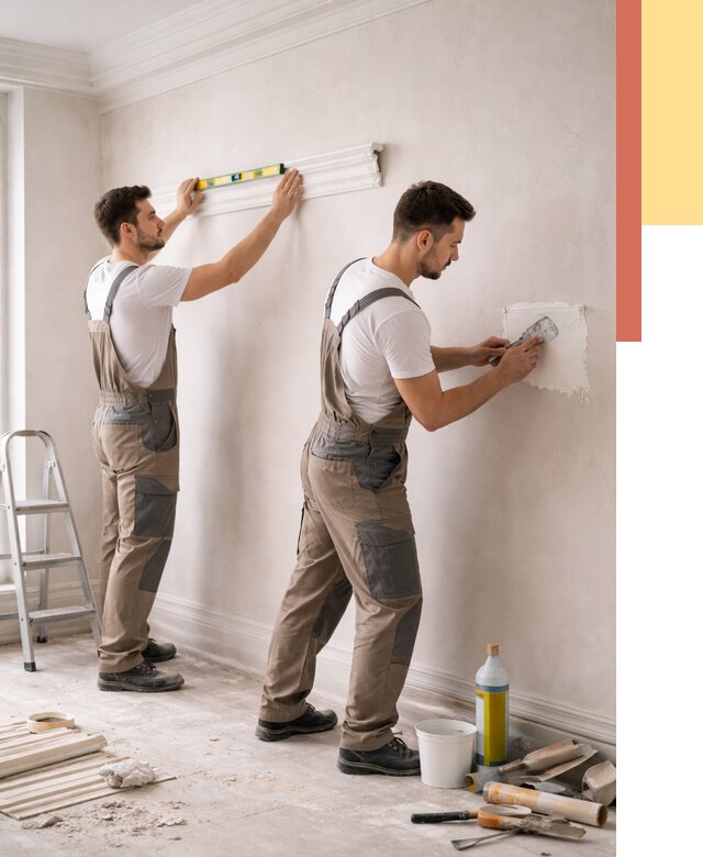 Монтаж лепнины на стены в Ялте от 4597 руб. — недорого, быстро | ОТДЕЛОЧНИК-Ялт