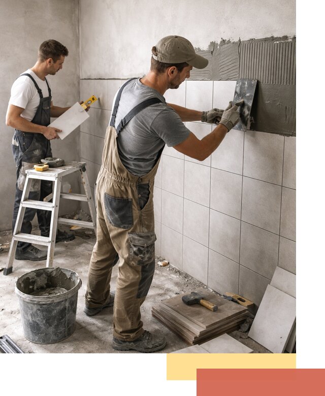 Укладка плитки на стены в Ялте профессионально и надежно