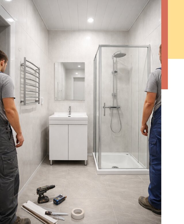 Отделка ванной комнаты панелями ПВХ в Ялте от 4597 руб. за м2 | ОТДЕЛОЧНИК-Ялт