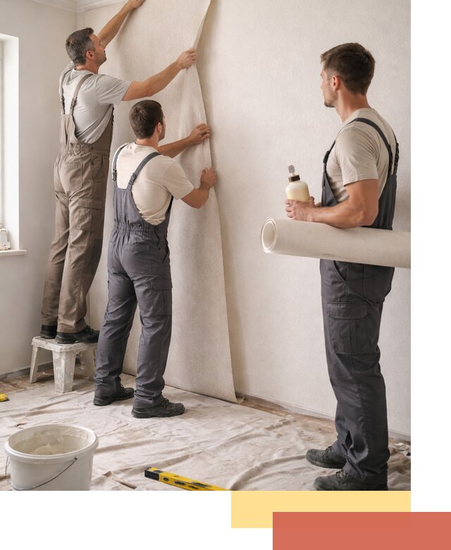 Оклейка стен обоями в Ялте — качественно и профессионально