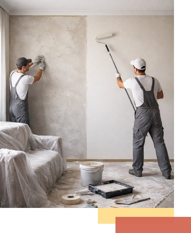 Покраска стен антивандальной краской в Ялте