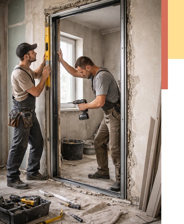 Закладка дверного проема в Ялте от 3576 руб. — быстро и недорого | ОТДЕЛОЧНИК-Ялт