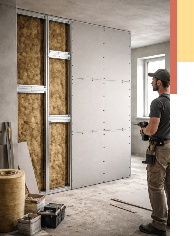 Усиленная перегородка под навеску в Ялте от 13076 руб. — монтаж под ключ | ОТДЕЛОЧНИК-Ялт