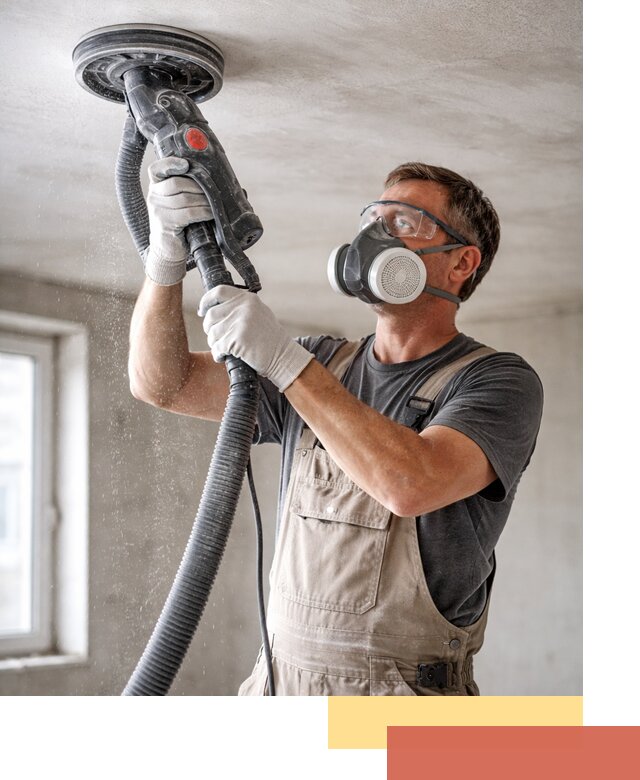 Шлифовка потолка в Ялте — качественная подготовка под отделку