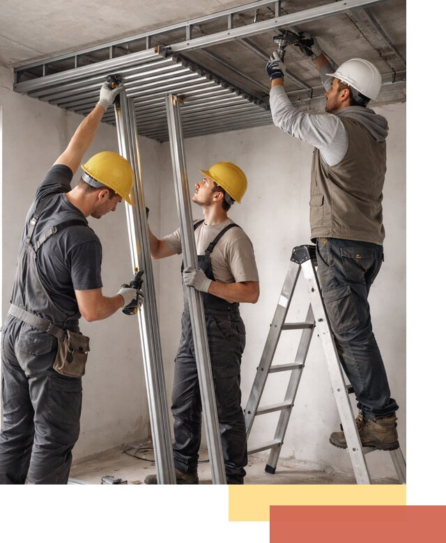 Монтаж реечного потолка под ключ в Ялте