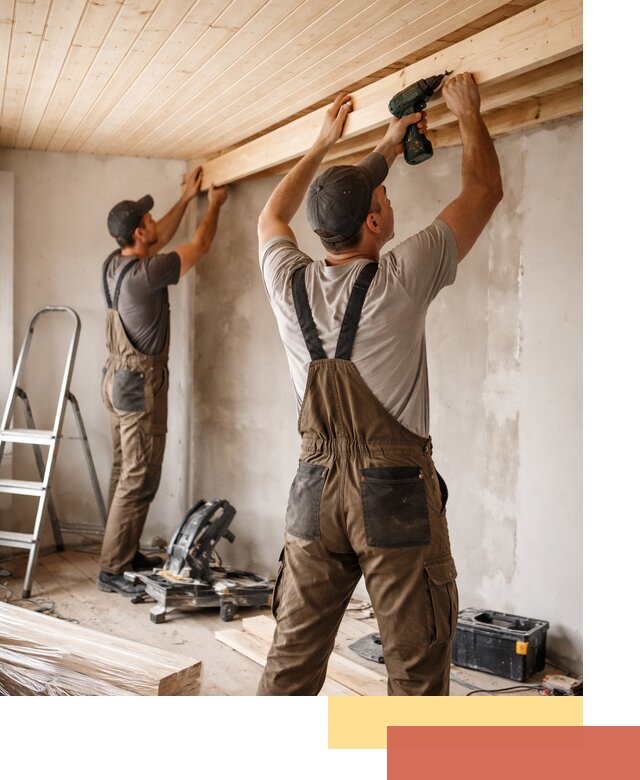 Монтаж потолка из вагонки в Ялте профессионально и аккуратно