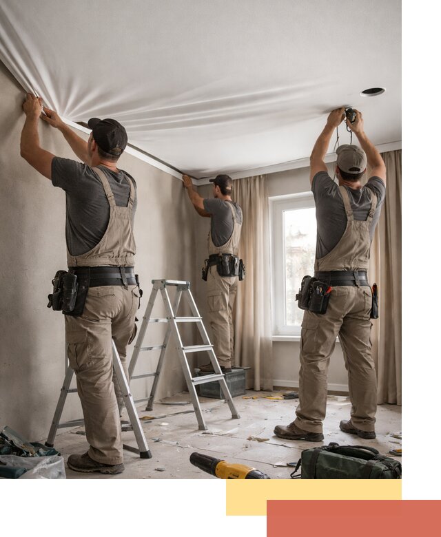 Монтаж матового натяжного потолка в Ялте качественно и быстро