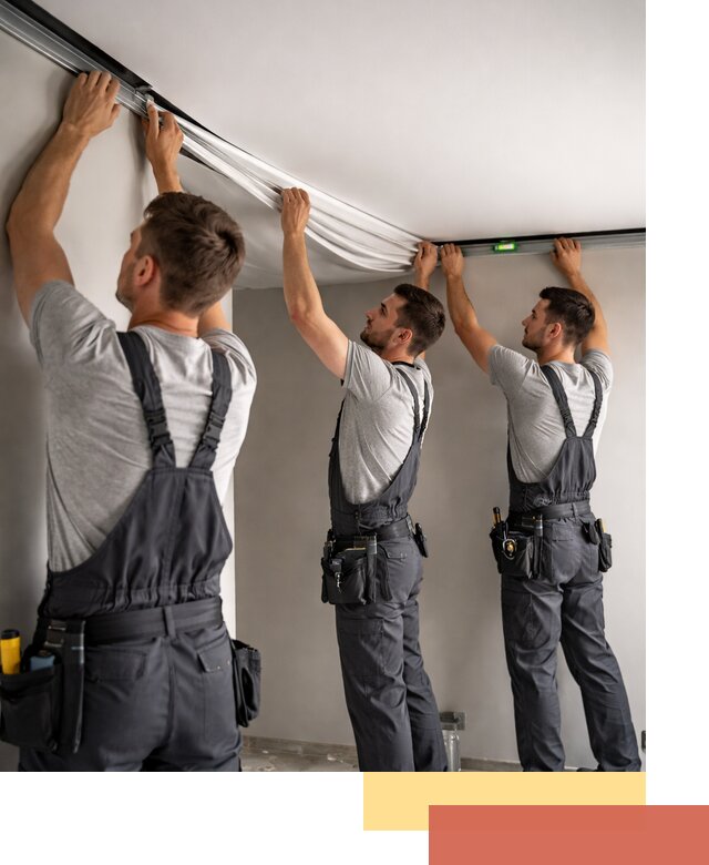 Теневые натяжные потолки в Ялте: монтаж и отделка быстро и качественно