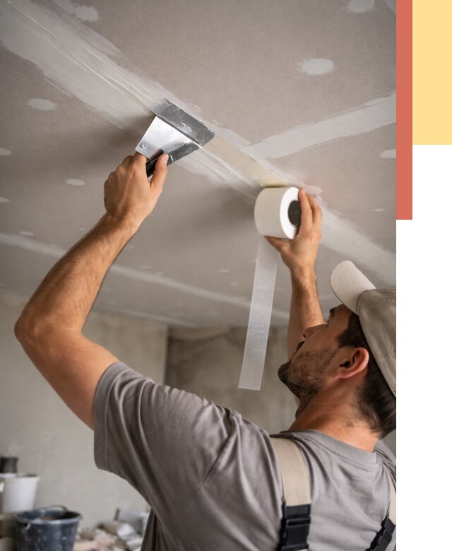 Обработка швов потолка ГКЛ в Ялте от 7662 руб. под ключ | ОТДЕЛОЧНИК-Ялт