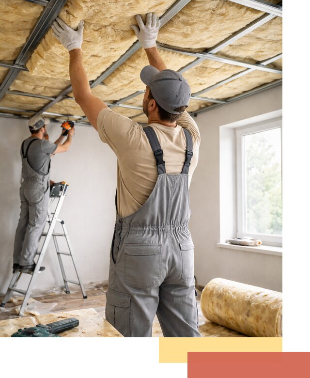 Утепление потолка под ключ в Ялте качественно и быстро