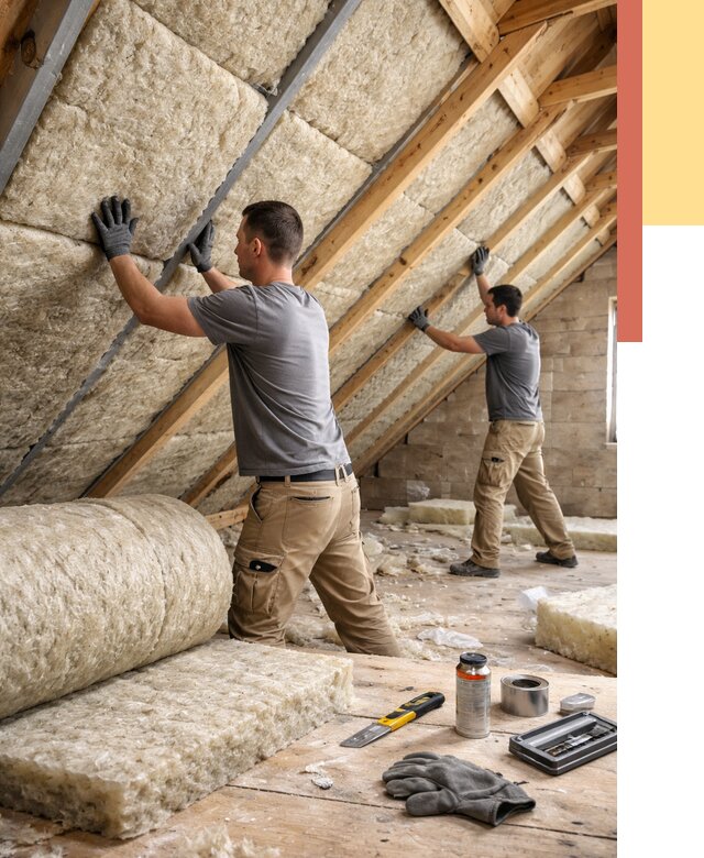 Утепление потолка минватой в Ялте от 1481 руб. — быстро и недорого | ОТДЕЛОЧНИК-Ялт