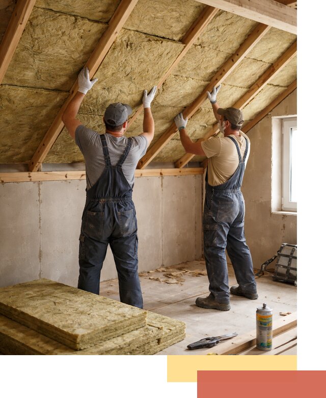 Утепление потолка минеральной ватой в Ялте